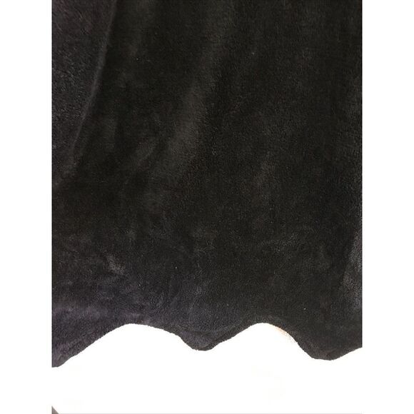 DC Comics Adult One Size Superhero Plush Fleece Mask Hooded Robe Logo Black Tie - Picture 8 of 16